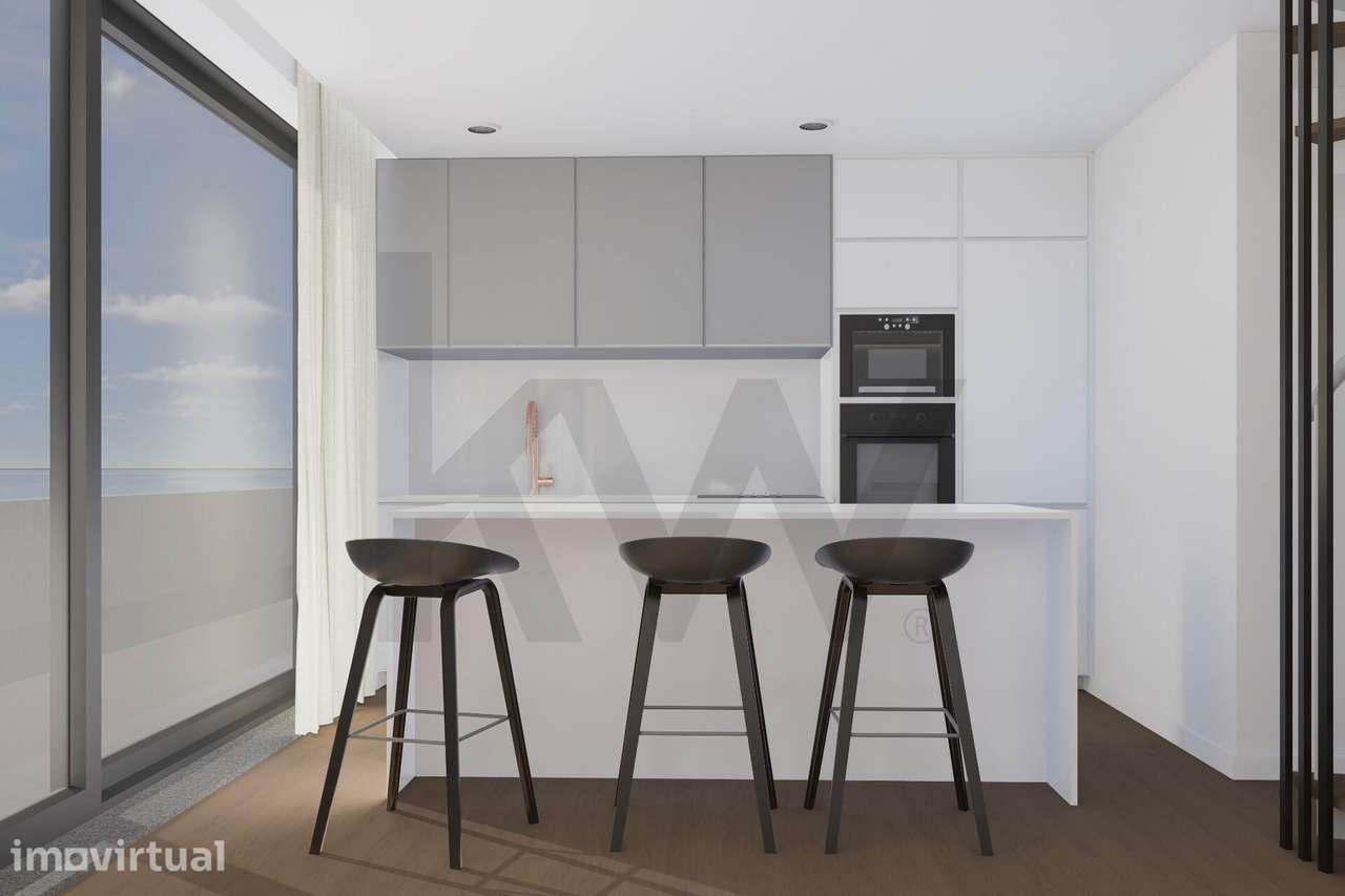 Apartamento T1 de Luxo | Terraço privado | Fração E | Condomínio TRIND - Grande imagem: 2/46