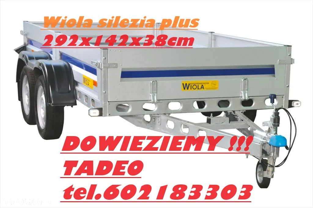 Wiola SILEZIA+ 292x142 stelaż/plandeka - 13