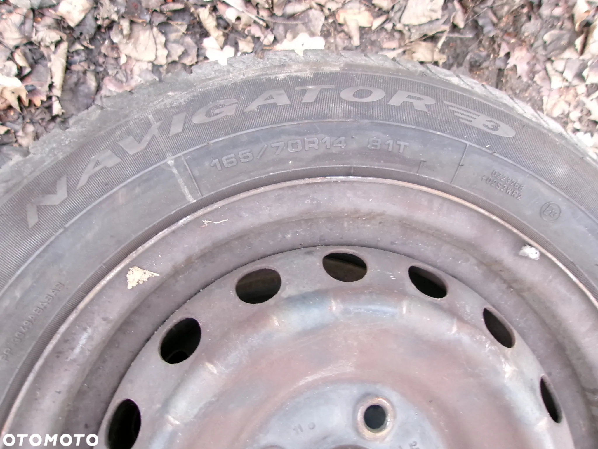 KOŁA FELGI OPONY ZIMA TOYOTA YARIS 165/70/14 4x100 KOMPL - 3