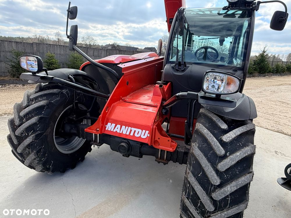 Manitou Ładowarka teleskopowa Manitou Mlt 840 137 PS łyżka widły Merlo 42.7 TF 737 130 Jcb 541-70 Bobcat TL 38.70 rolnicza budowlana KLIMA zaczep hydr - 17
