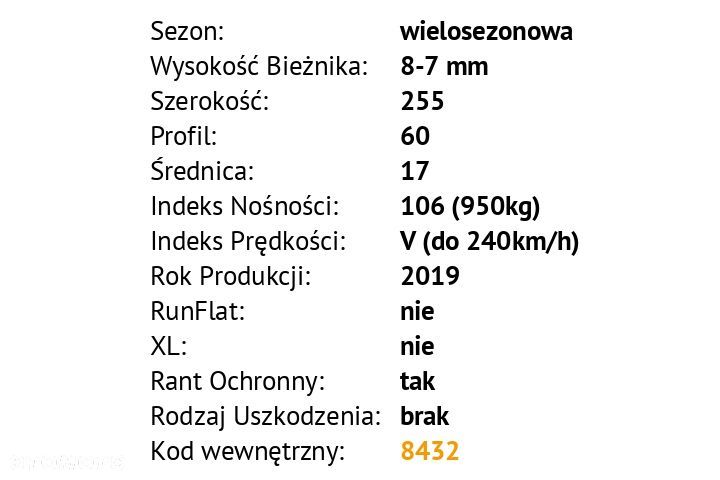 Vredestein Quatrac 5 - 255/60 R17 - 3