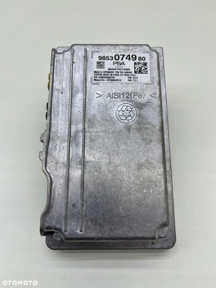 PEUGEOT 308 III WZMACNIACZ RADIA 9853074980 - 1