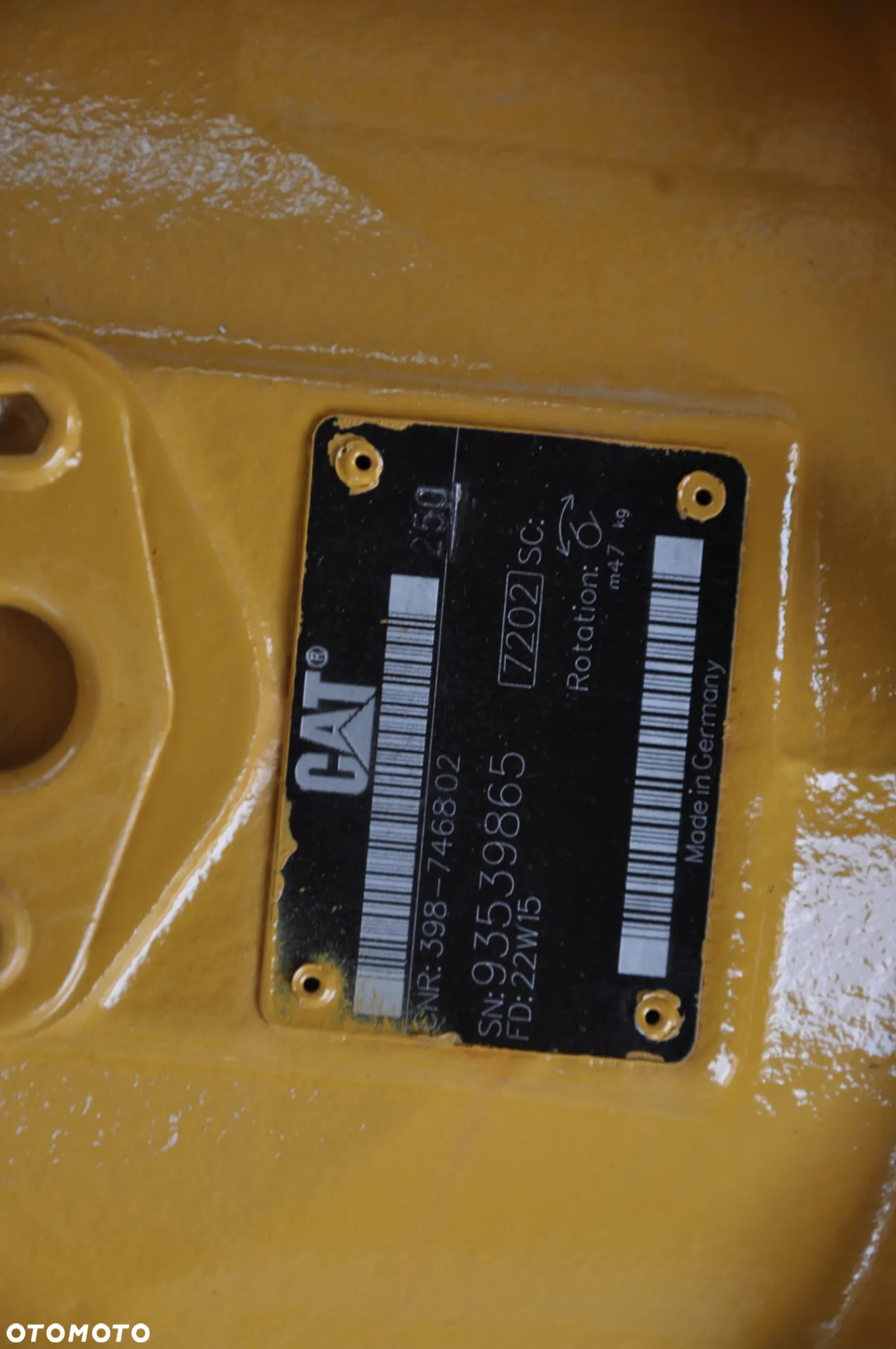 Hydromotor pompa silnik jazdy Cat Caterpillar Rexroth  398-746802 - 4