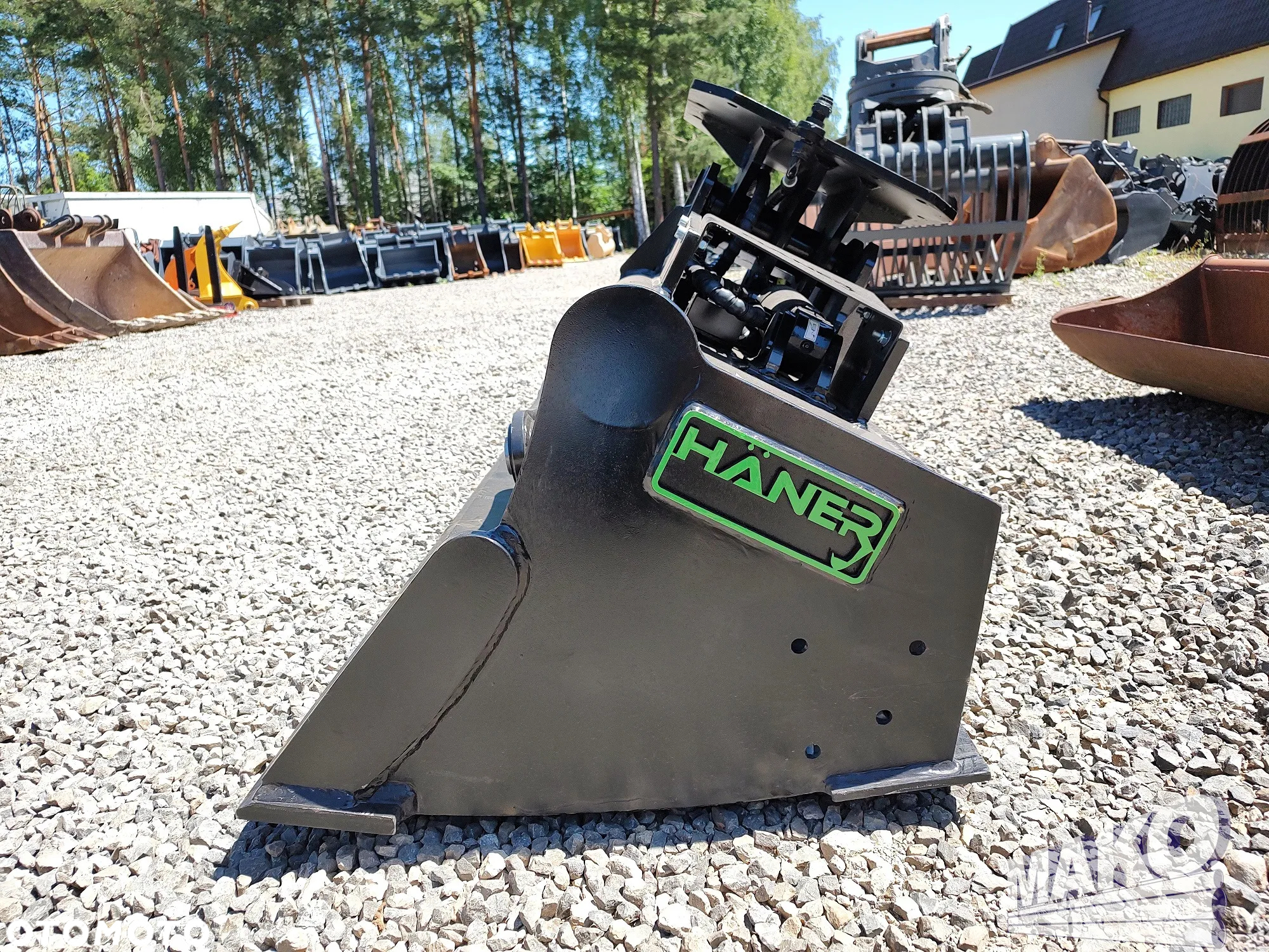 NOWA Łyżka skarpowa hydrauliczna Haner 177cm do koparki Miller fi 60 - 4
