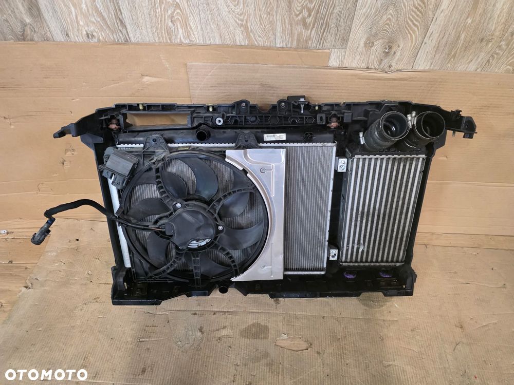 KOMPLET CHŁODNIC WODA KLIMA COOLER WENTYLATOR 1.2 THP PEUGEOT 208 II - 5