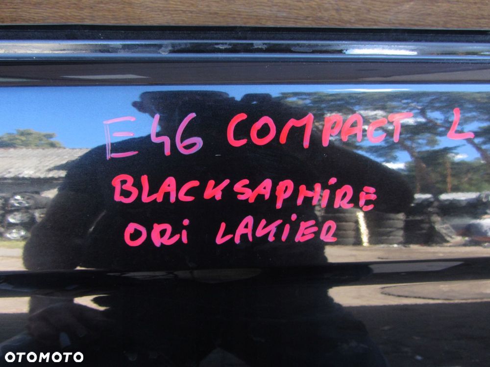 drzwi lewe przód bmw e46 compact blacksaphire - 6
