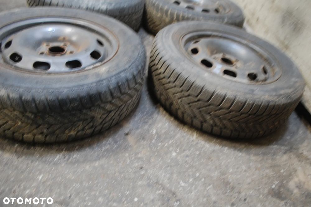 FELGI STALOWE + OPONY ZIMOWE 1J0601027H 195/65R15 ET38 6J NOKIAN DĘBICA VW GOLF IV NEW BEETLE SKODA SEAT AUDI 1J0601027Q - 16