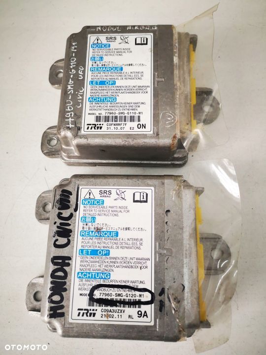 SENSOR STEROWNIK, MODUŁ PODUSZEK AIR BAG HONDA CIVIC VIII 8 UFO - 1