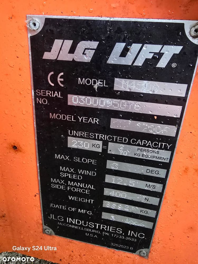 JLG M450AJ Hybrydowy genie hauolette nifty cte teupen Manitou - 15