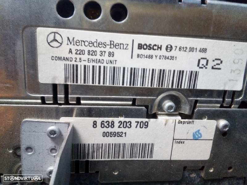 SISTEMA AUDIO / RADIO CD MERCEDES-BENZ CLASSE S 2000 - 4
