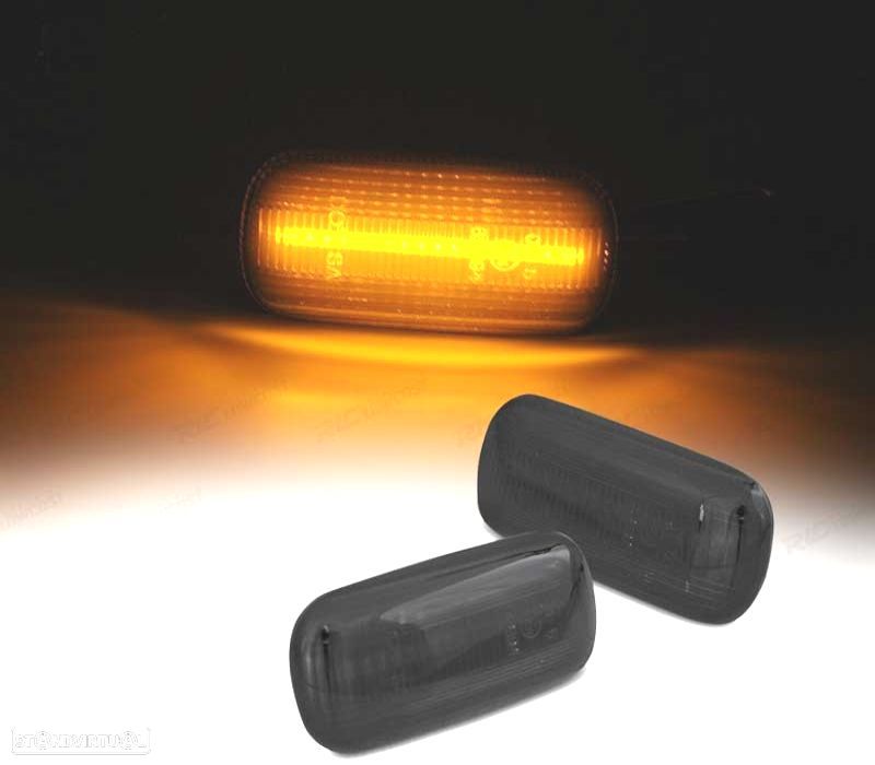 INDICADORES LATERAIS AUDI A4 B6 B7 C6 LED DINAMICO FUMADO - 1