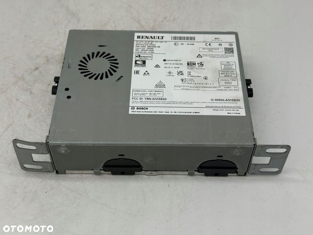 stacja multimedialna radio renault captur ii 259159519r - 2