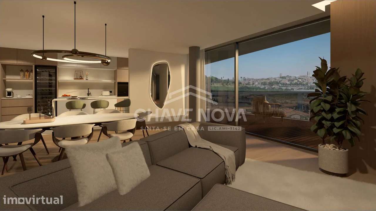 LURION Residences | T2 com 47m2 de terraço vista rio - GAIA - Grande imagem: 5/6