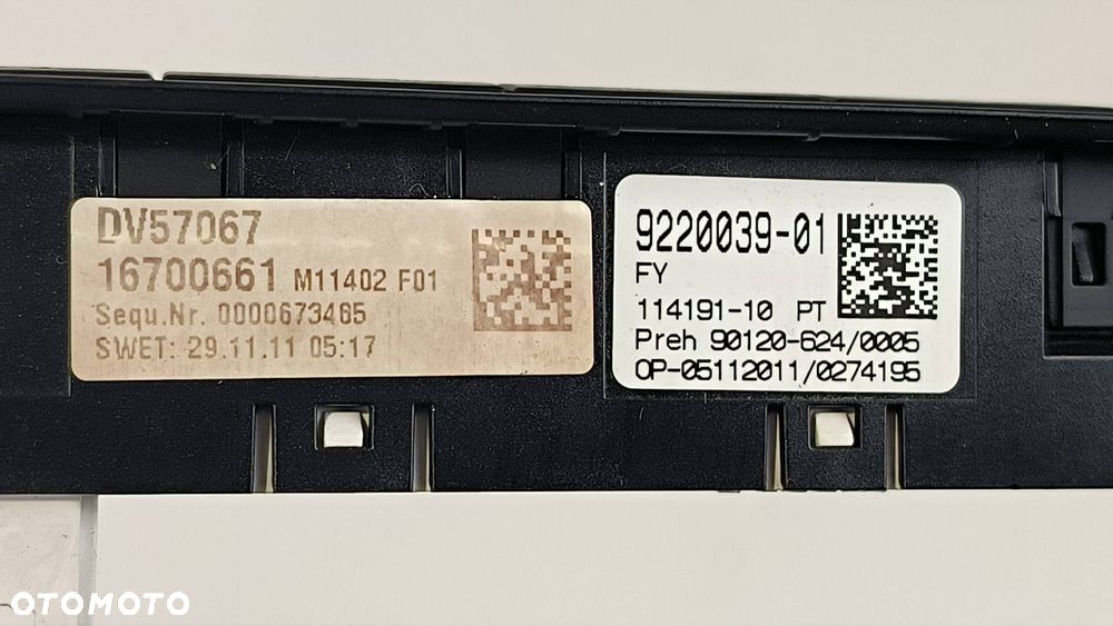 PRZYCISK BMW 750I L 7 F01 9220039 - 6