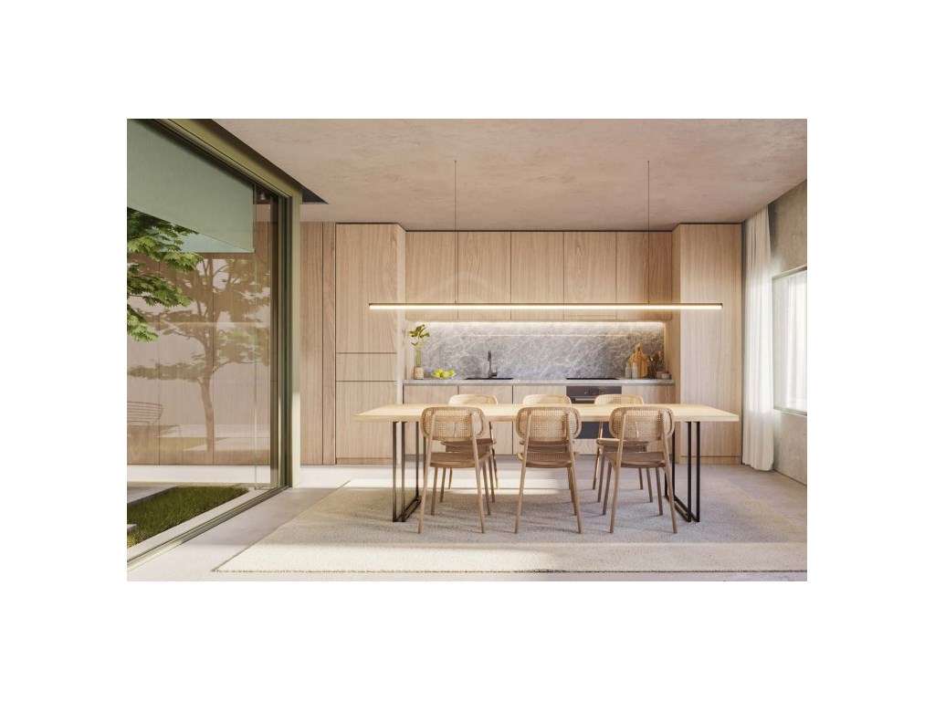 Moradia T2+1 com Terraço e Jardim, com 3 lugares de garagem - Grande imagem: 4/34