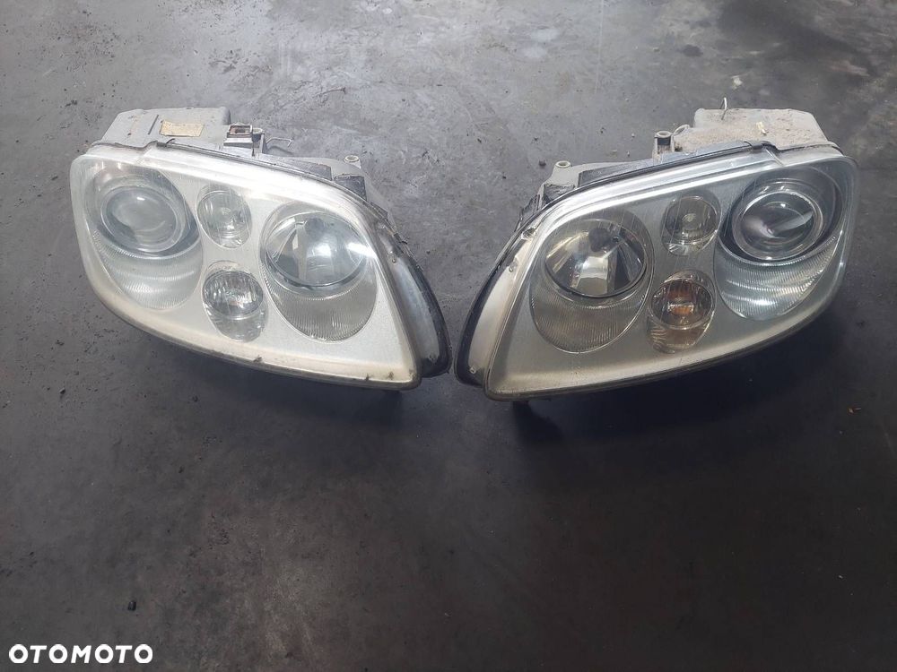 KOMPLETNY PRZÓD MASKA ZDERZAK LAMPY CHŁODNICE VOLKSWAGEN TOURAN I LC9Z - 4