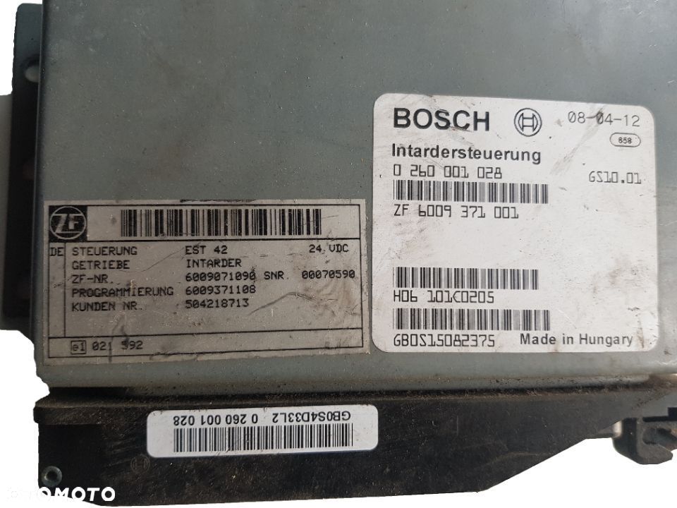 STEROWNIK INTARDERA 0260001028 ZF IVECO STRALIS EURO5 - 3