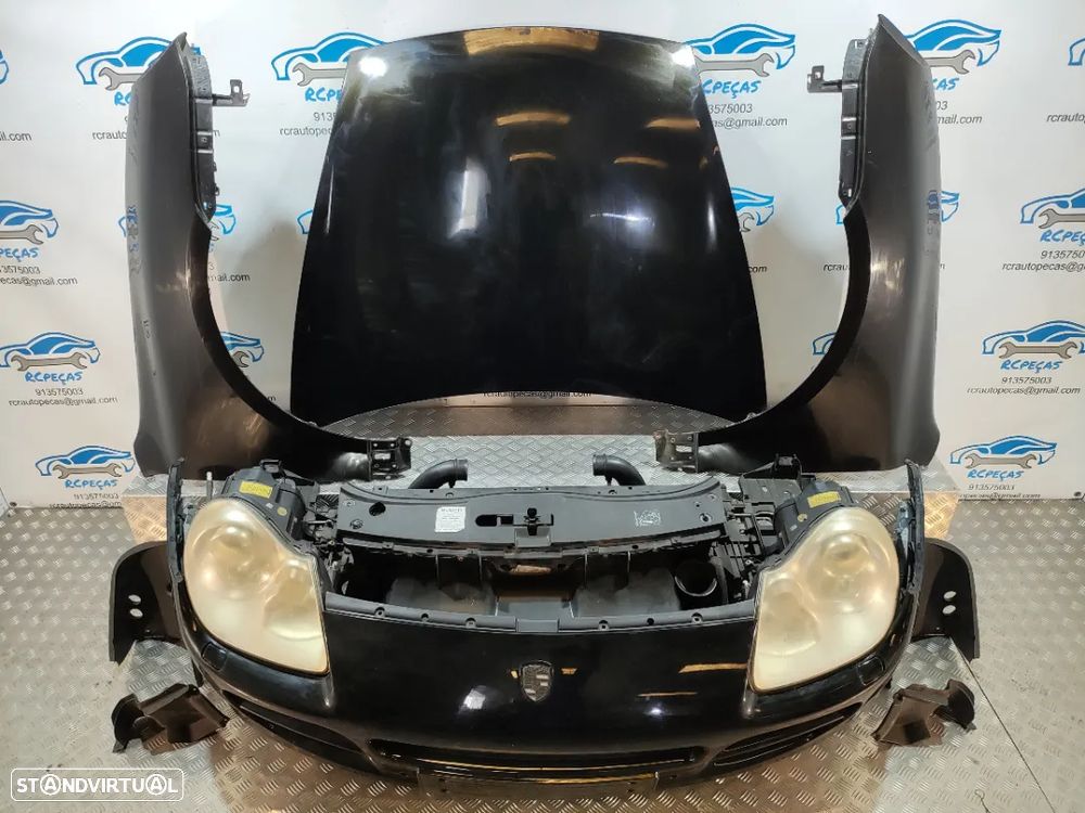 FRENTE COMPLETA PORSCHE CAYENNE 9PA CAPOT PARACHOQUES GUARDALAMAS OTICAS XENON RADIADOR VENTILADOR FRENTE FIBRA - 11