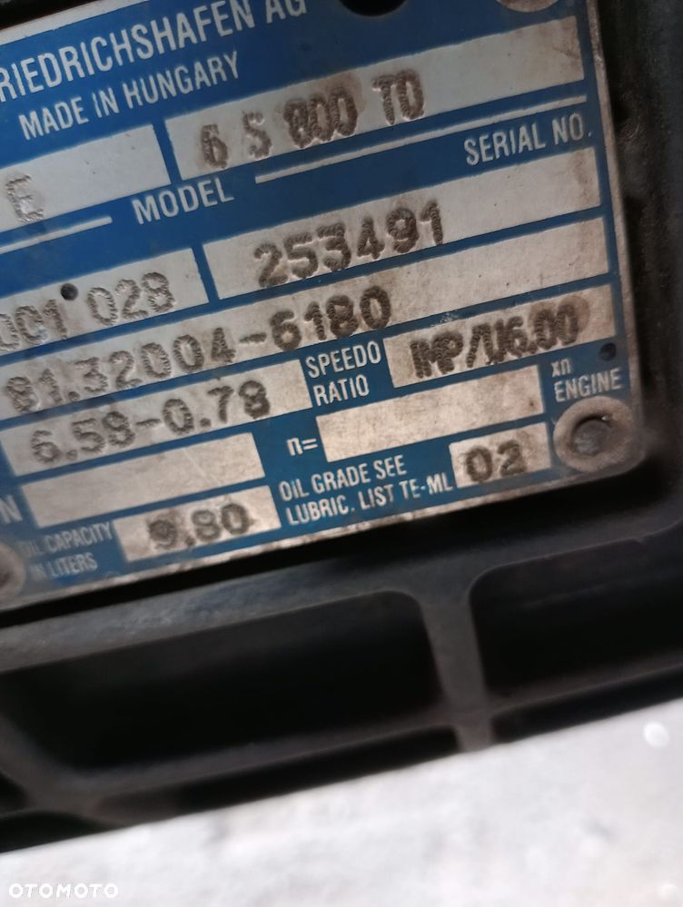 SILNIK KOMPLETNY MAN TGL TGM EURO 6 D0834 LFL67 - 7