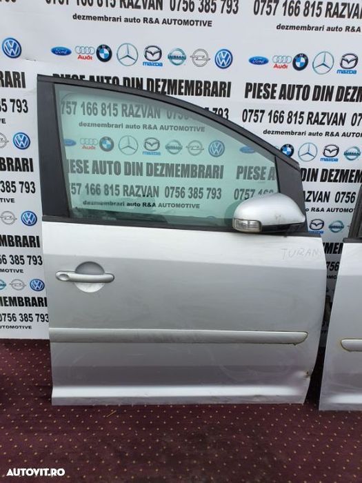 Usi Usa Portiera Stanga Dreapta Fata VW Touran 2003/2009 Gri Argintiu Usi Usa Portiera Stanga Dreap - 2