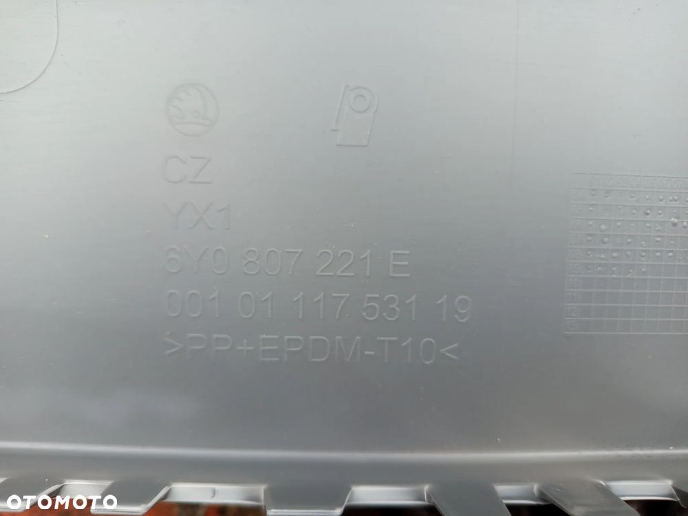 ZDERZAK PRZEDNI SKODA FABIA I LIFT 04-07 6Y0807221E NOWY ORYGINAŁ - 8