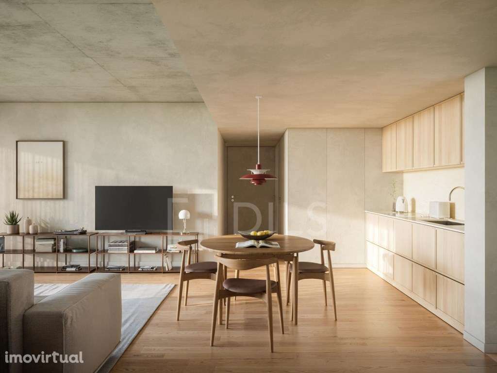 Apartamento T2 com varanda em novo empreendimento em Campolide - Grande imagem: 2/40