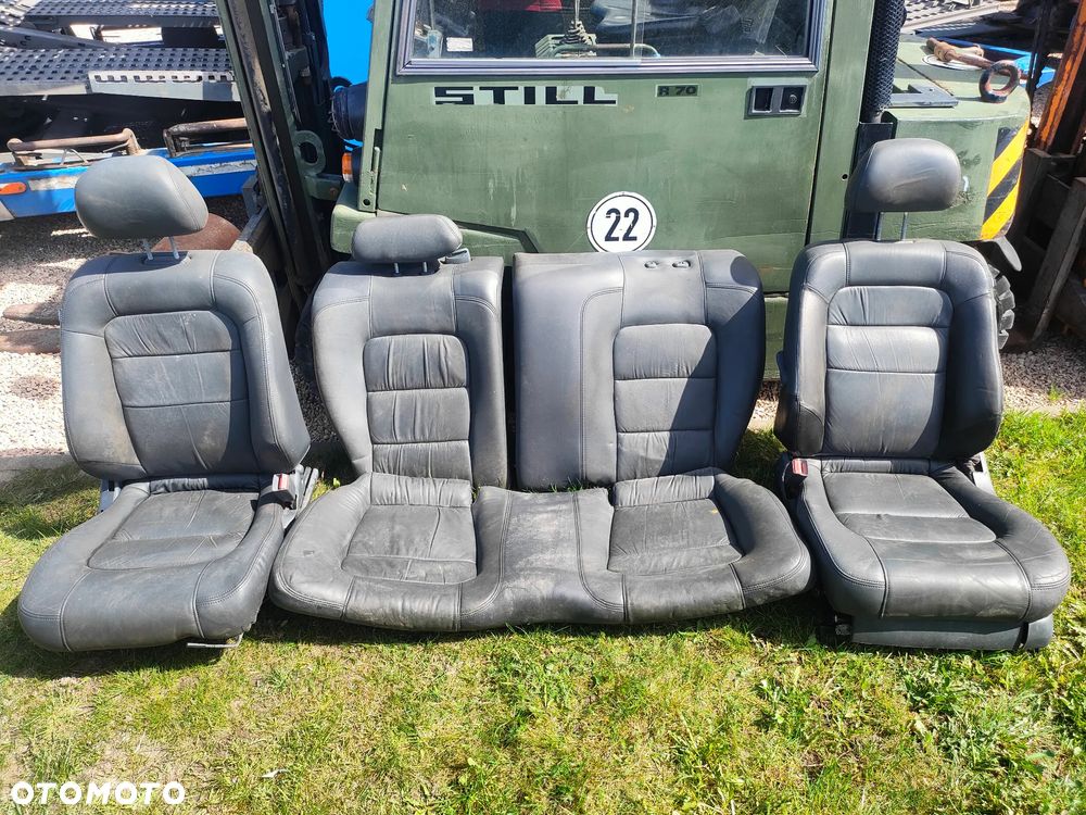 Honda Accord VI Coupe 98-02 Fotele fotel skórzane czarne komplet