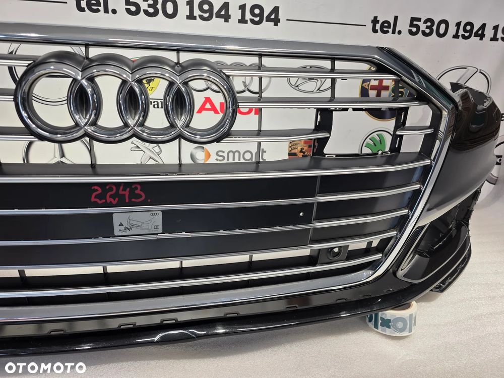 AUDI A6 C8 4K0 S-LINE ŁADNY ZDERZAK PRZEDNI PRZÓD NA SPRYSKI + 6xPDC ORAZ GRILL / ATRAPA NR 4K0807437C / 4K0807437D + 4K0853651C NR AUKCJI NZ2243 - 16