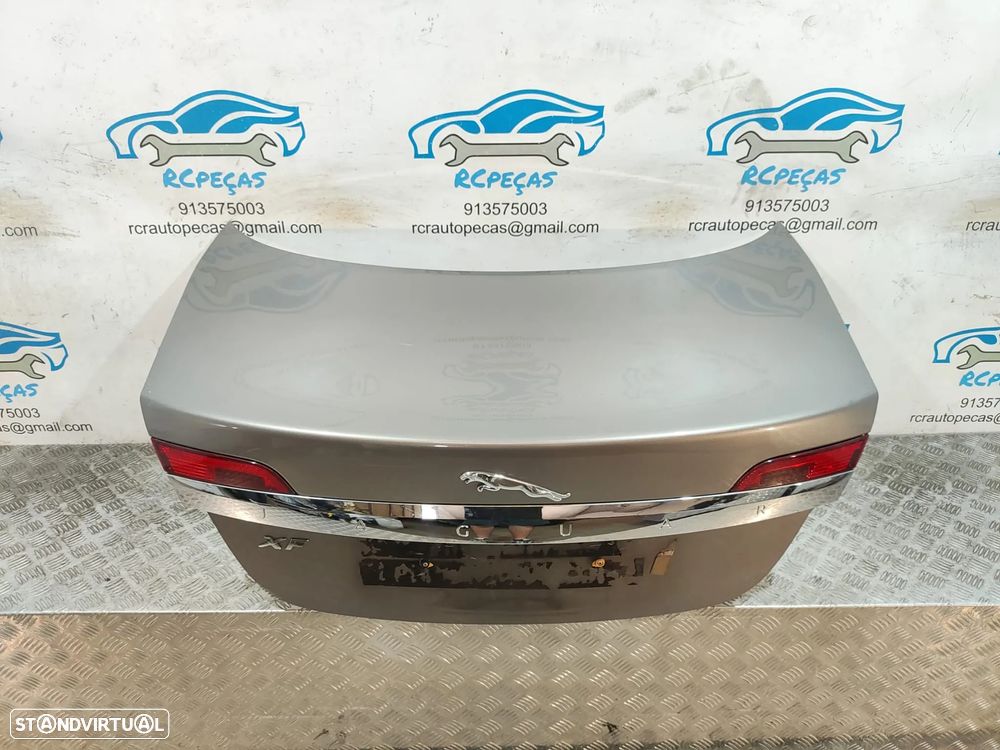 Porta Tampa Mala Jaguar XF 1 I X250 Farolins Fecho Puxador - 4