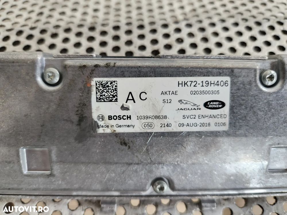 Camera Frontala Parbriz Range Rover Evoque Discovery Sport An 2012-2013-2014-2015-2016-2017-2018-2019 Cod HK72-19H406 Originala Dezmembrez Range Rover Evoque Facelift An 2015-2016-2017-2018-2019 2.0 D Automat 4x4 Volan Stanga - Dezmembrari Arad - 8