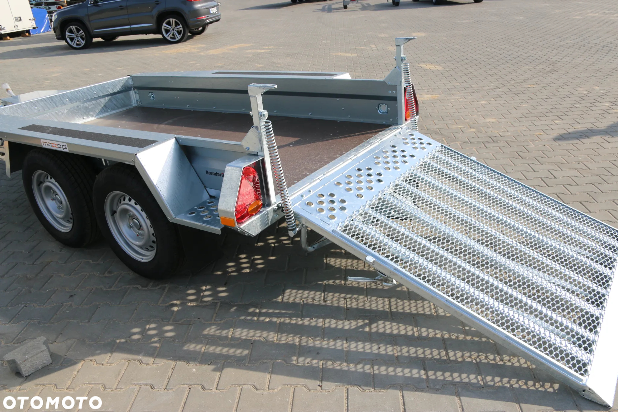 Brenderup DOSTAWA! Przyczepa MT-2600 pod minikoparkę wym. 260x126x25, Solidna przyczepa do przewozu sprzętu budowlanego! DMC 2600kg - 10