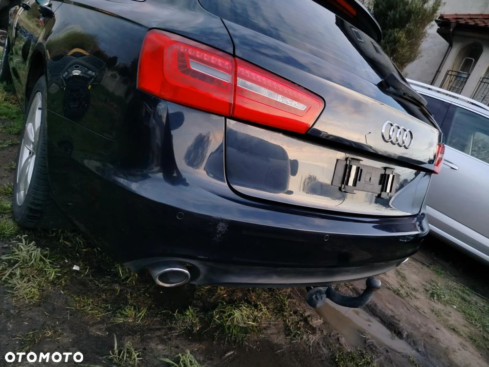 AUDI A6C7 PRZEDLIFT AVANT KOMBI ZDERZAK TYŁ TYLNY LX5R EUROPA KOMPLETNY PDC - 9