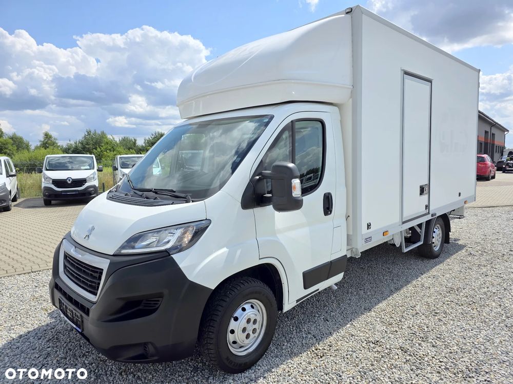 Peugeot BOXER 2,2 HDI 165 KONNY KONTENER 4,2M KLIMA WEBASTO KAMERA 107T/KM PRZEBIEGU GWARANCJA - 1