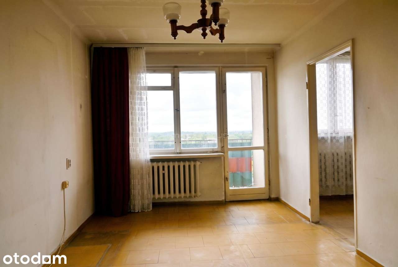2 pokoje z widokiem na panoramę Łodzi