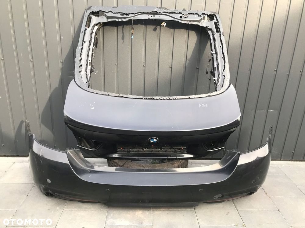 TYŁ KLAPA ZDERZAK CZARNA BMW 4 F36 M-PAKIET - 1