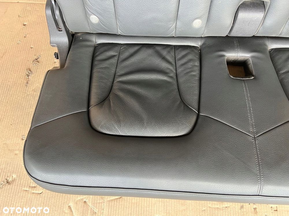 AUDI Q7 4L FOTELE FOTEL KANAPA III 3 RZĄD SKÓRA CZARNA - 4