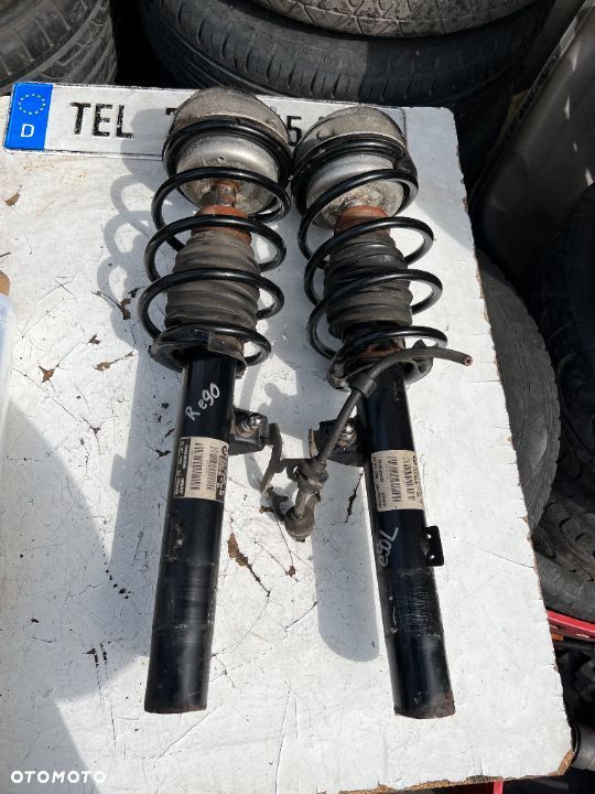 Amortyzatory przednie komplet sprężyny McPherson Bmw e90 e91 super stan - 1