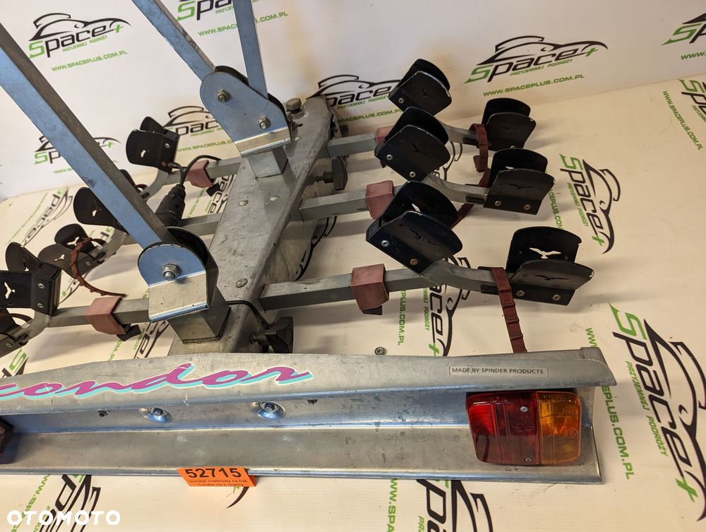 Uchwyt bagażnik rowerowy na hak Condor na 3 rowery - 3