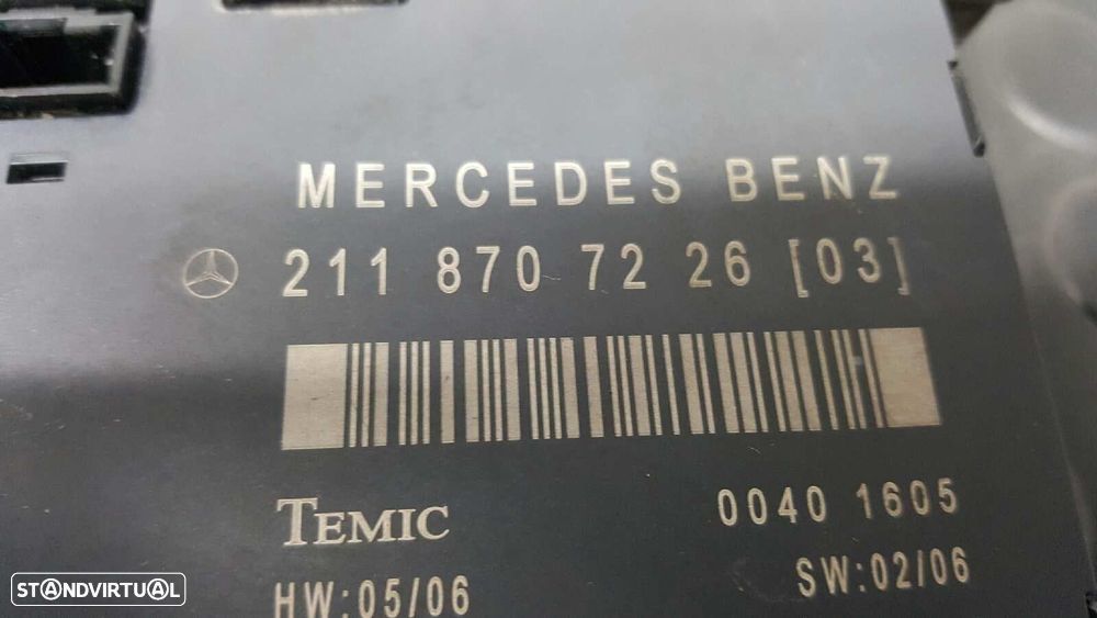 CENTRALINA/BOMBA FECHO CENTRAL MERCEDES CLASE E (W211) BERLINA E 320 CDI (211.02... - 5