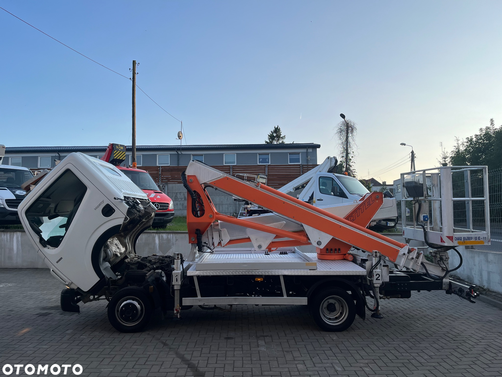 Renault Podnośnik Koszowy Multitel mx210 21 Metrów 10 w Bok jak Wumag Ruthmann Gsr - 13