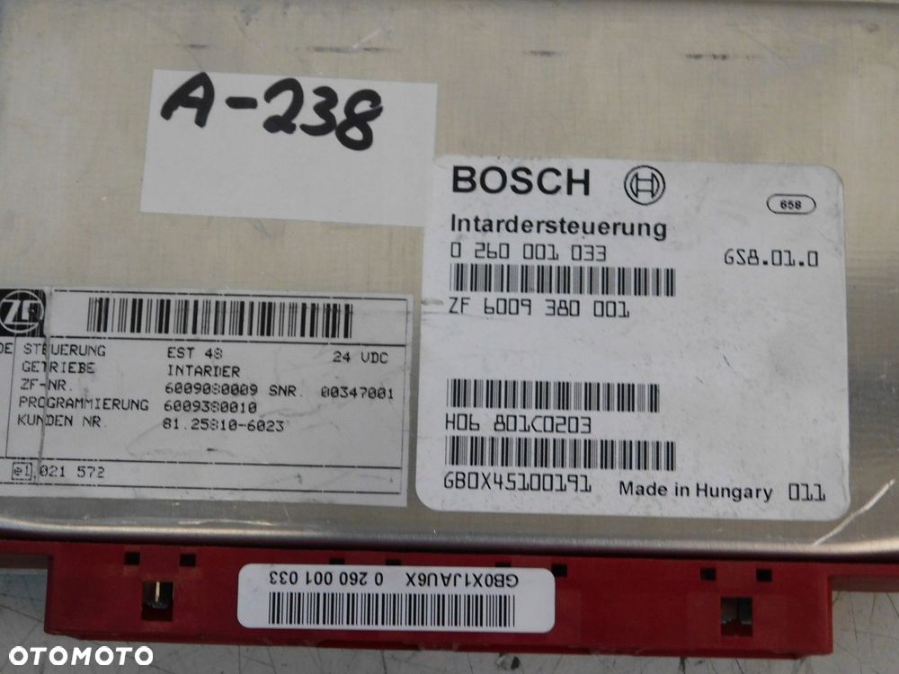 sterownik intradera man tgx tgs tga 81258106023 e5 - 2