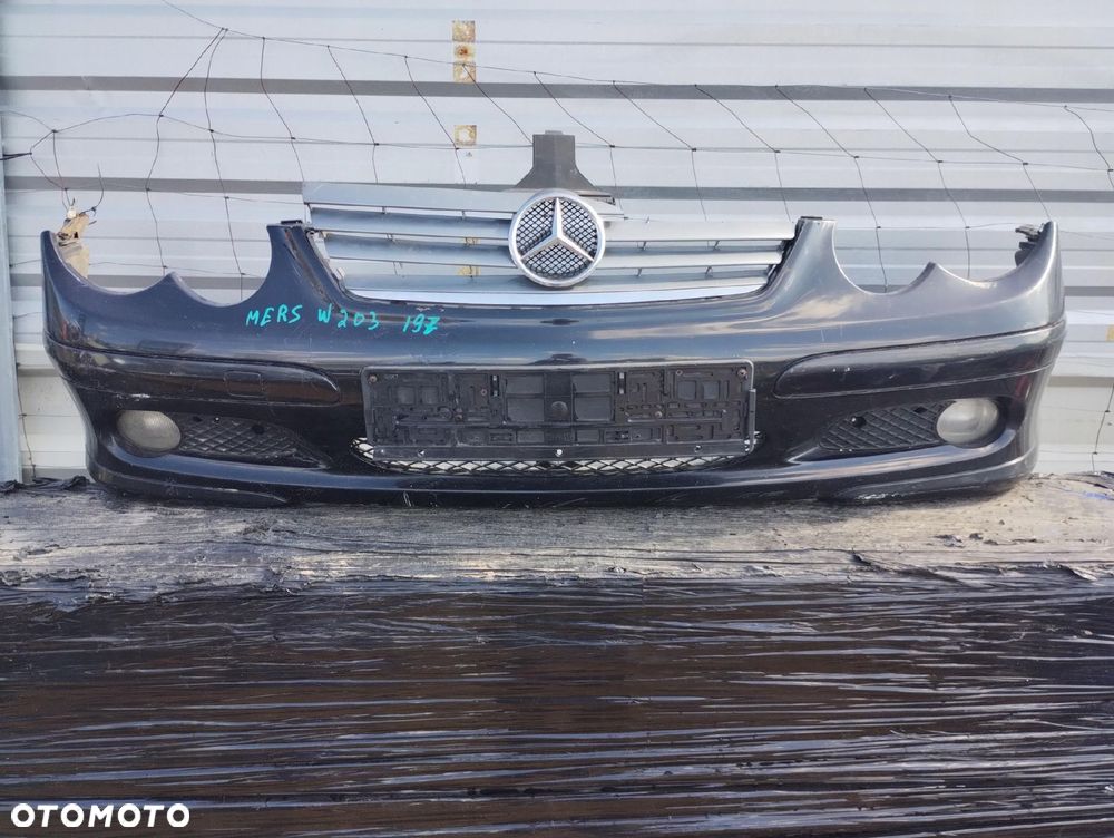 Mercedes W203 Zderzak Atrapa Grill Przód 197 - 1