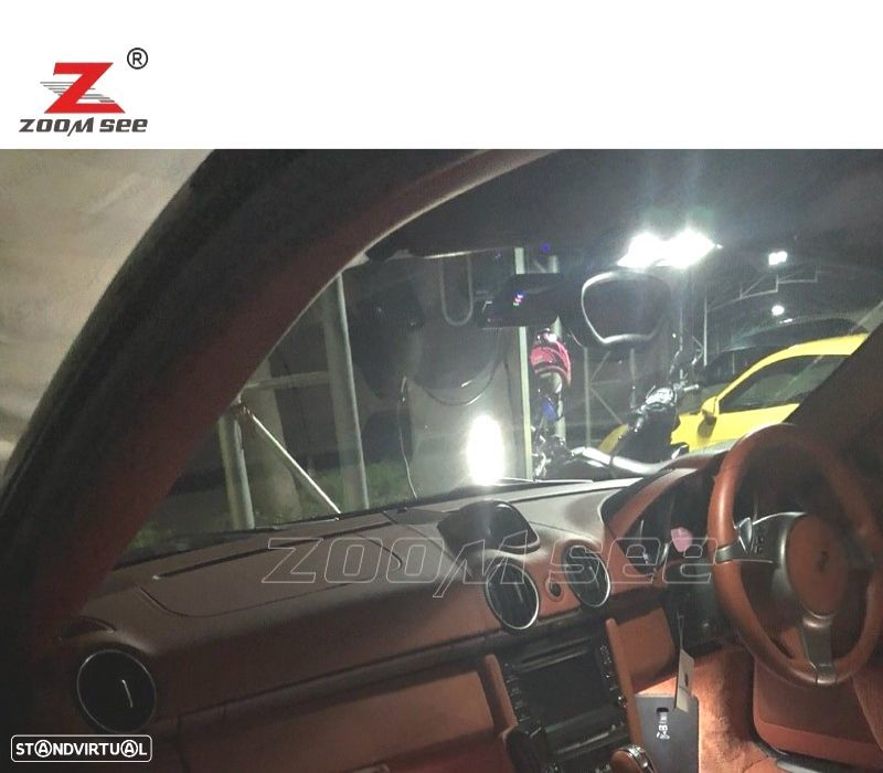 KIT COMPLETO 19 LAMPADAS LED INTERIOR PARA PORSCHE CAYMAN 987 05-12 - 2