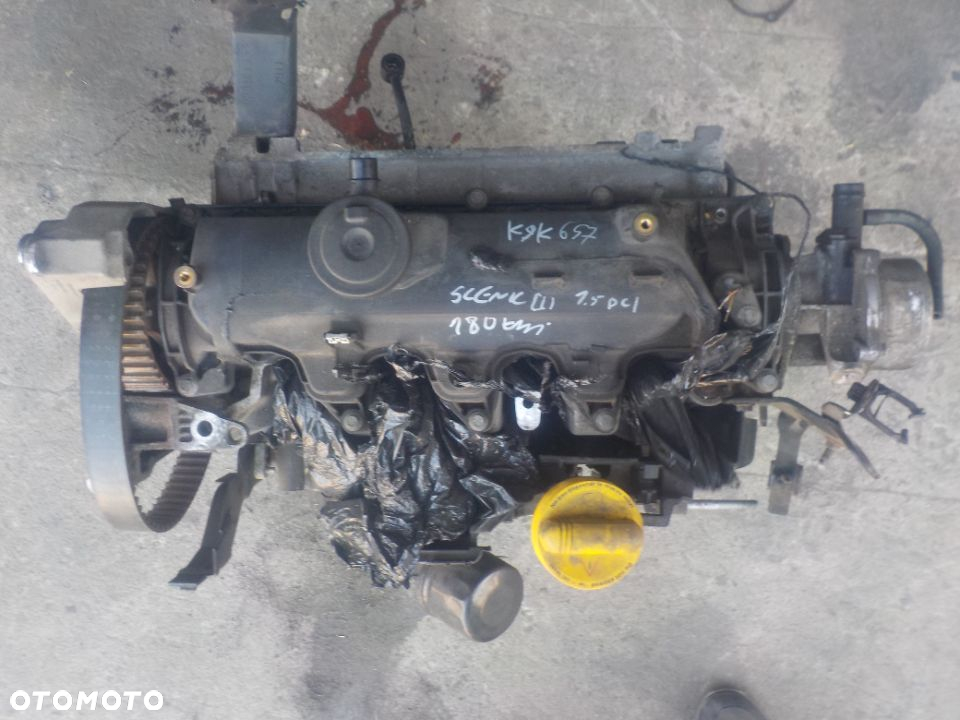 RENAULT SCENIC III 1.5 DCI SILNIK SŁUPEK K9K657 - 6