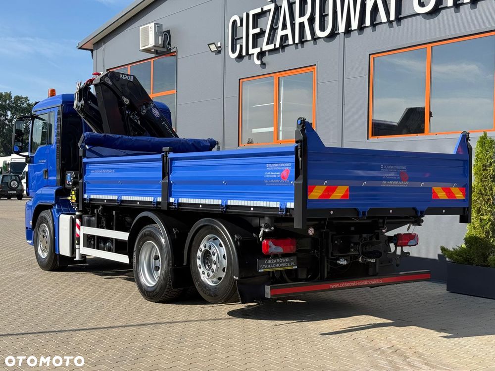 MAN TGM TGS TGX 26.360 // E5 // 6x2 6x4 // WYWROTKA 3-S // HMF 1420 K2 // kipper, krane, crane, żuraw, dźwig, wywrot - 6