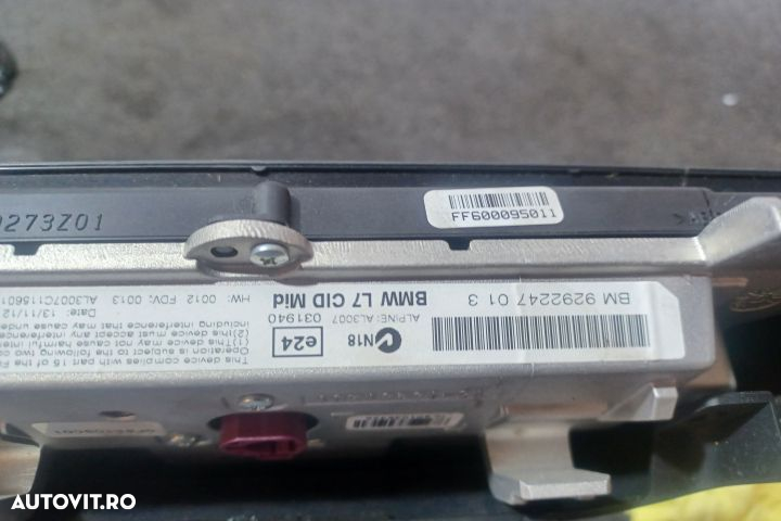 Radio cd cu navigatie si butoane comenzi 9299268 01 9292247 Display B - 6