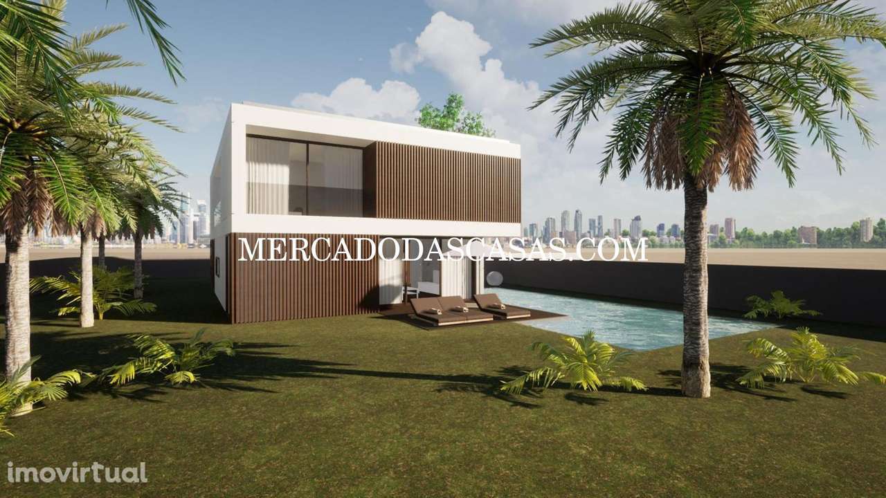 Moradia T4 em Serzedo, com piscina e jardim - Grande imagem: 2/9