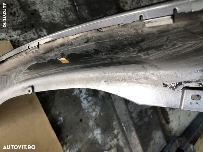 Spoiler bara spate fusta difuzor BMW M pachet f30 F31 originala fără defecte ornament grila pentru Motors de 20d cu o singura evacuare - 2