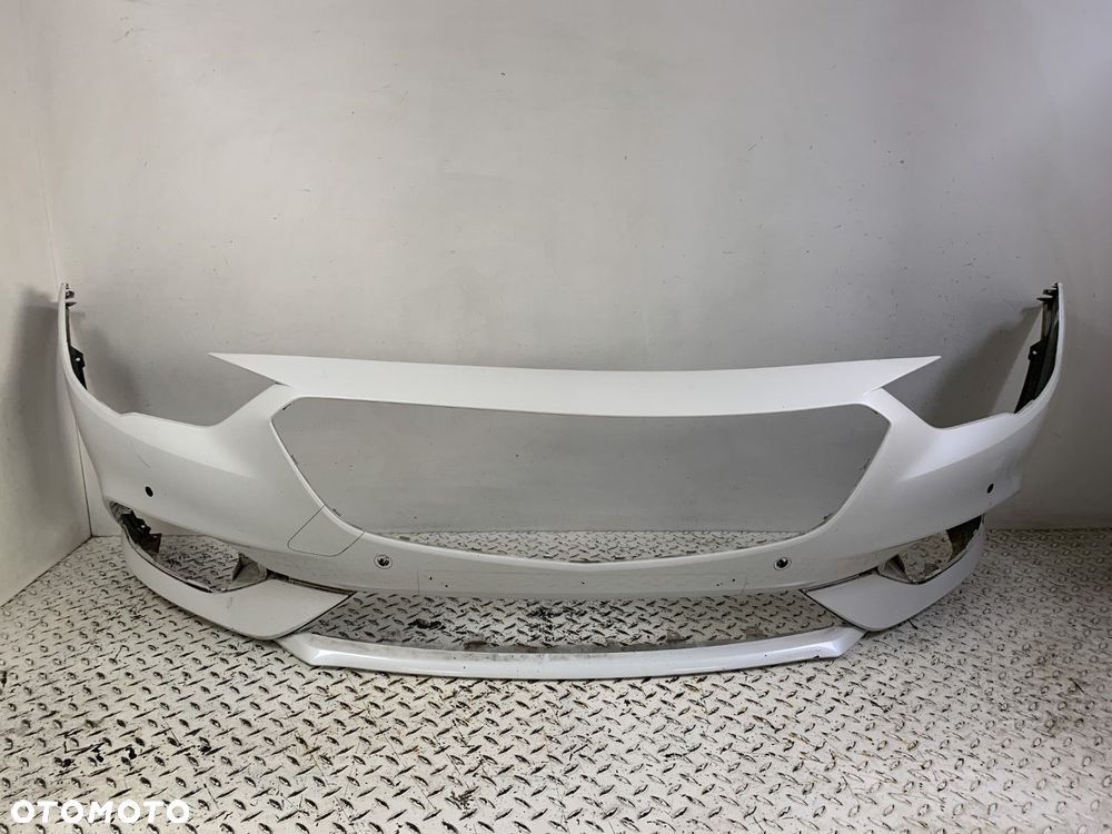 ŁADNY NIEUSZKODZONY ZDERZAK PRZEDNI PRZÓD OPEL INSIGNIA B 2 II 17-20 4XPDC ABALONE WHITE - 2