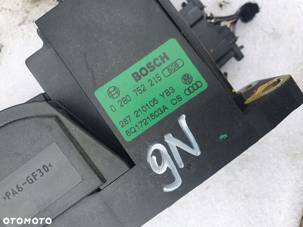 0280752215 6Q11721503A volkswagen POLO 9N 03r 3D 1.4 BENZ PEDAŁ GAZU potenc - 1